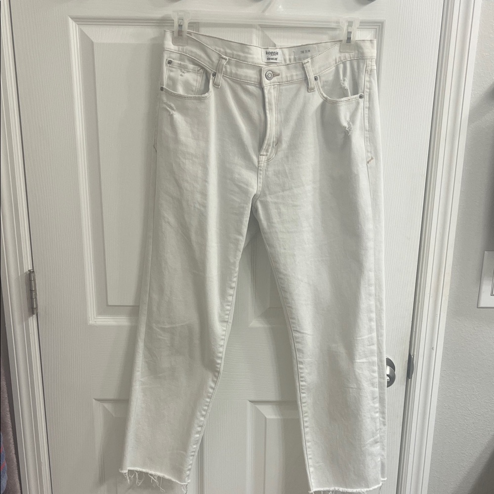 Kensie Cream Denim Jeans